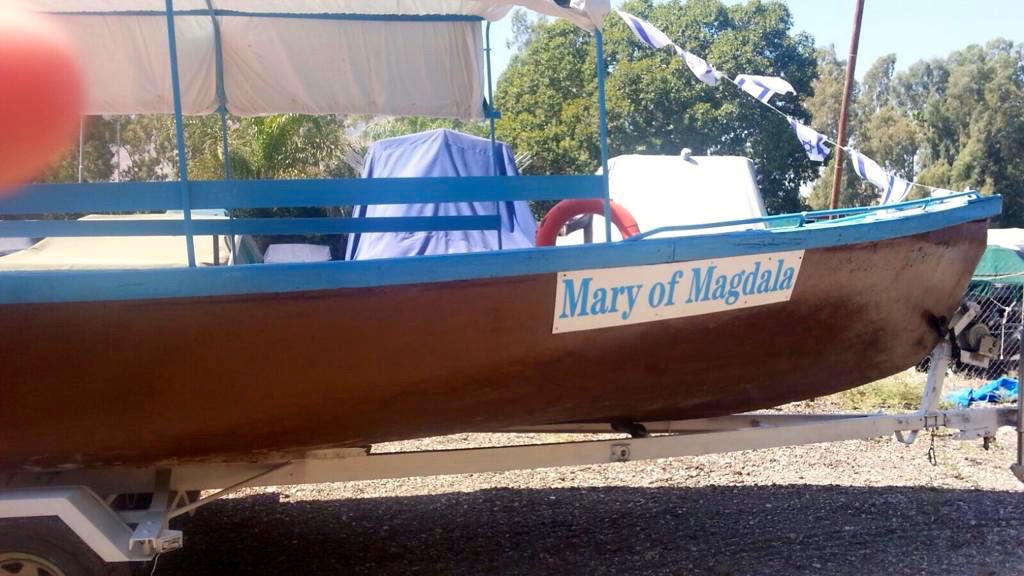 Foto meines Bootes 'Mary of Magdala' in Migdal
